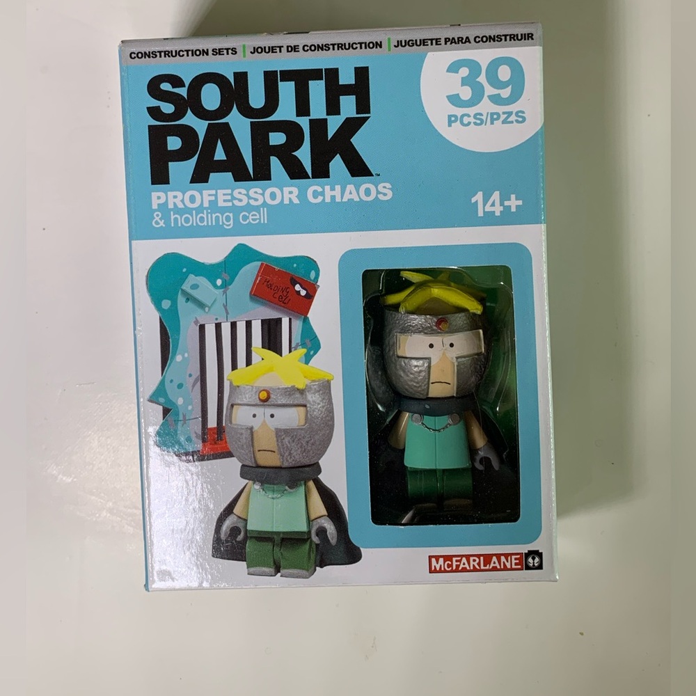 McFarlane toys South Park Professor Chaos building blocks Set